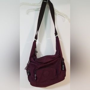 Kipling Gabbie Bag - Eggplant Color Like New